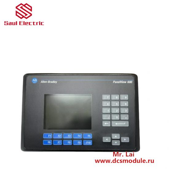 Allen-Bradley 2711-K6C16 PanelView 600 Color Keypad RS-232 (DF1) RS-232 Print AC