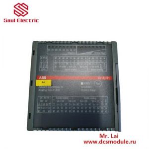 ABB PLC 07AI91 Analog Input/Output Module, for Industrial Automation Systems